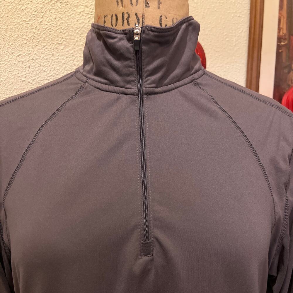 Women's Champion Gray Activewear Half Zip Pullover Top Size XL - Picture 2 of 14
